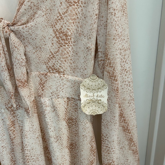 Altar’d State Beige Snake Skin Romper - Picture 6 of 7